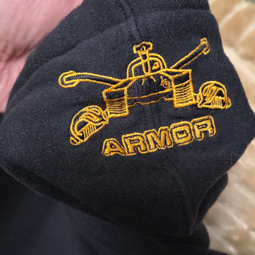 Champion Black Hoodie with Gold U.S. Army - Men's Hoodie Large - Picture 5 of 5